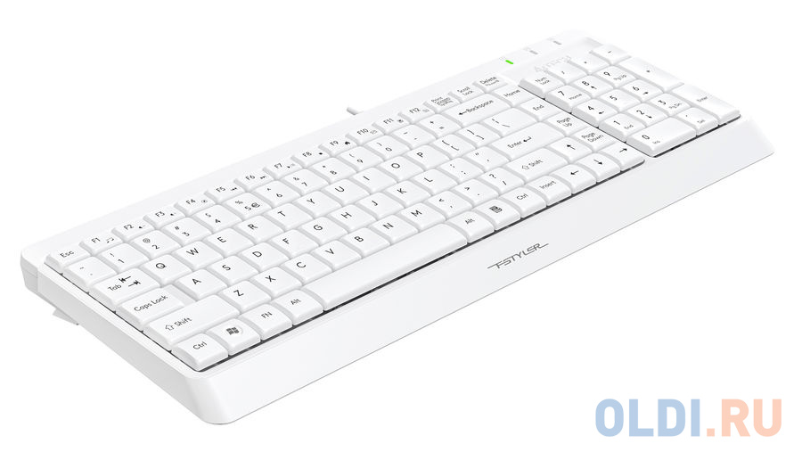 Клавиатура проводная A4TECH Fstyler FK15 USB белый фото