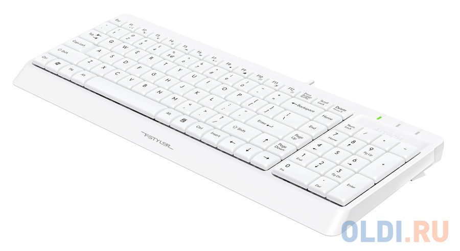 Клавиатура проводная A4TECH Fstyler FK15 USB белый фото