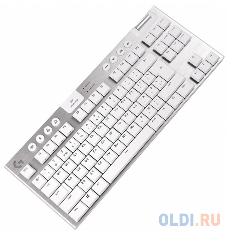 Клавиатура беспроводная Logitech G915 TKL Tenkeyless LIGHTSPEED Wireless RGB USB + Bluetooth белый 920-010117 фото