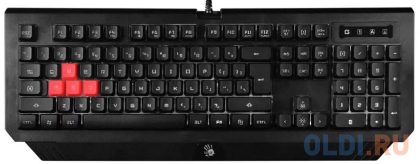 Клавиатура проводная A4TECH B120N USB черный клавиатура проводная razer ornata v2 usb