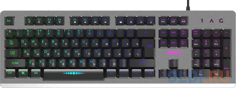 

Клавиатура HIPER GK-6 Black USB