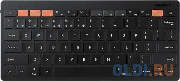 Клавиатура Samsung Tab Trio 500 Black Bluetooth игровая клавиатура cooler master keyboard ck530 v2 brown switch ru layout