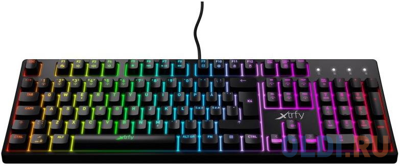 

Клавиатура Xtrfy K4 Black USB, Черный
