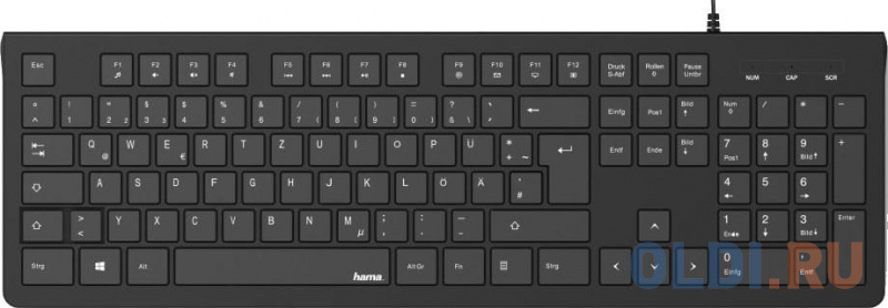 

Клавиатура Hama KC-200 черный USB
