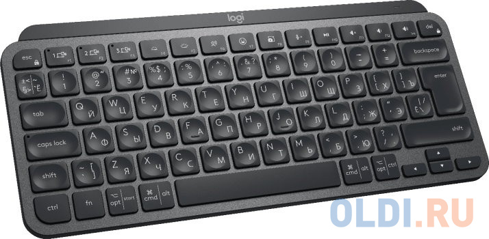 Клавиатура беспроводная Logitech MX Keys Mini Graphite Bluetooth графитовый 920-010501 фото