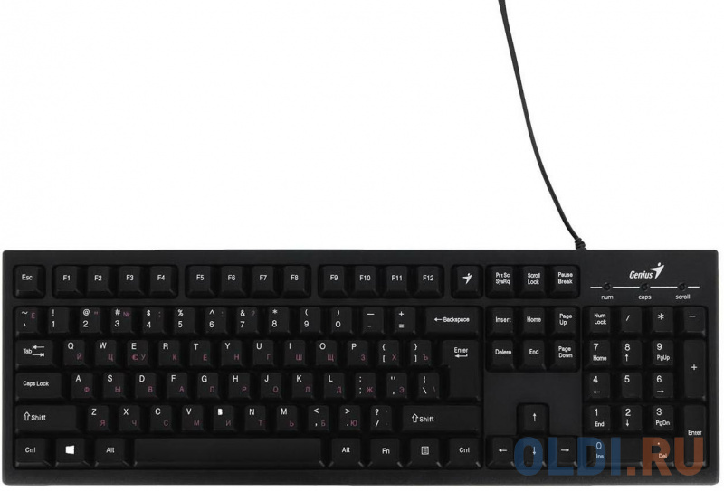 

Клавиатура Genius SmartKB-100 Black USB, Черный