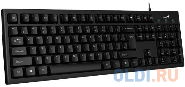 Клавиатура Genius SmartKB-100 Black USB, цвет белый - фото 4