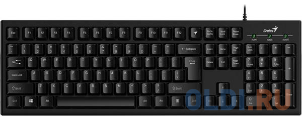 Клавиатура Genius SmartKB-100 Black USB, цвет белый - фото 5