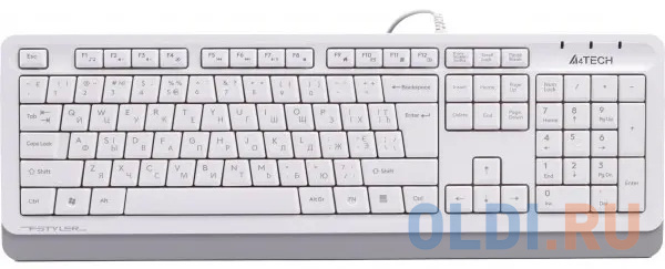 Клавиатура A4TECH Fstyler FKS10 White USB фото