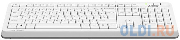 Клавиатура A4TECH Fstyler FKS10 White USB фото