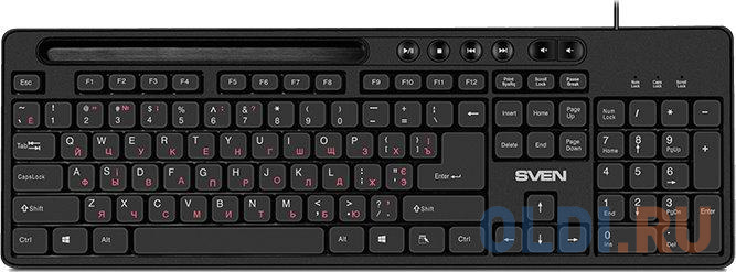 Клавиатура Sven KB-S302 Black USB