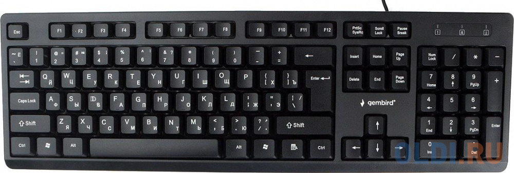 Клавиатура Gembird KB-8355U-BL Black USB