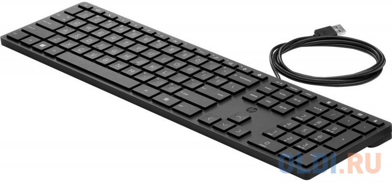 

Клавиатура HP 320K Black USB, Черный