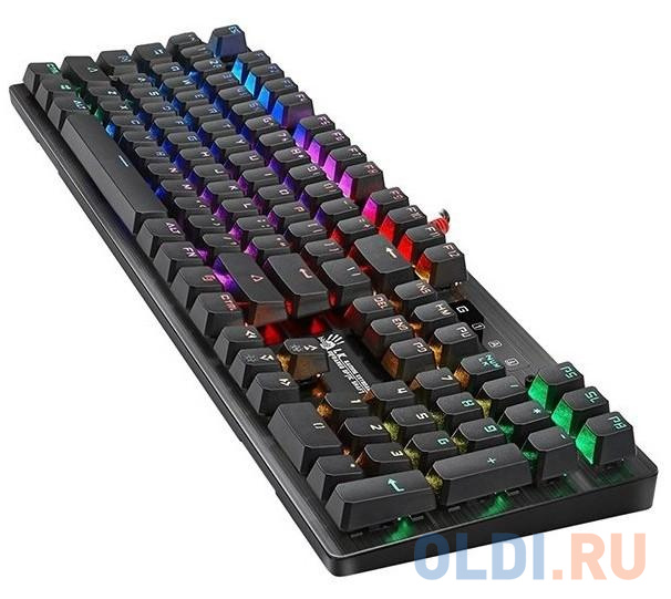 Клавиатура A4Tech Bloody B820R Dual Color механическая черный/серый USB for gamer LED фото