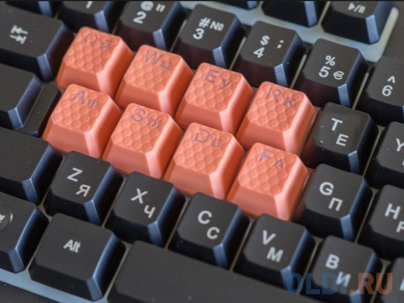 Клавиатура A4Tech Bloody B820R Dual Color механическая черный/серый USB for gamer LED фото