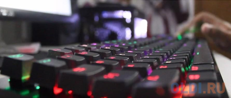 Клавиатура A4Tech Bloody B820R Dual Color механическая черный/серый USB for gamer LED фото