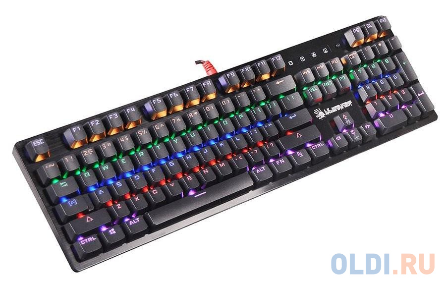 Клавиатура A4Tech Bloody B820R Dual Color механическая черный/серый USB for gamer LED фото