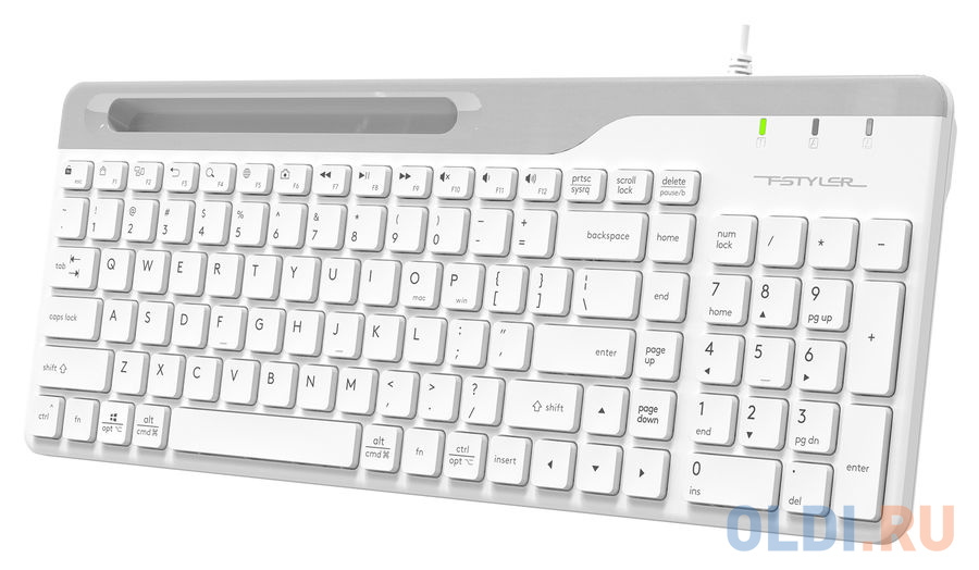 Клавиатура A4TECH Fstyler FK25 White USB фото