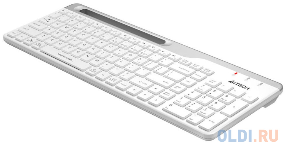 Клавиатура A4Tech Fstyler FBK25 белый/серый USB беспроводная BT/Radio slim Multimedia фото