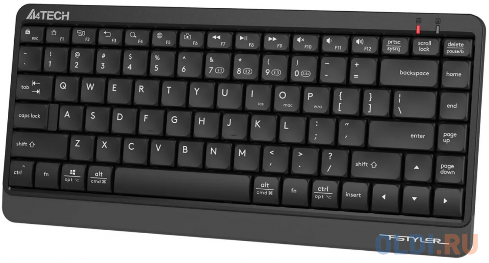 Клавиатура A4Tech Fstyler FBK11 черный/серый USB беспроводная BT/Radio slim фото