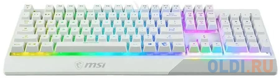 Клавиатура MSI Vigor GK30 белый USB for gamer LED S11-04RU304-CLA - фото 2