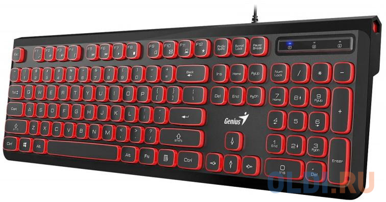 

Клавиатура Genius SlimStar 260 Black USB, Черный