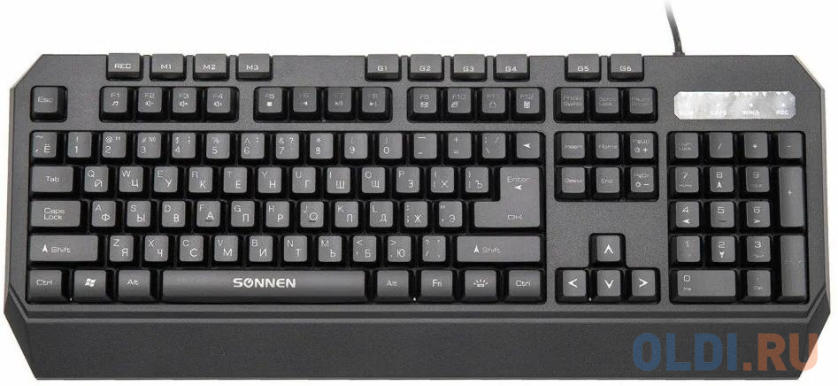 Клавиатура Sonnen KB-7700 Black USB