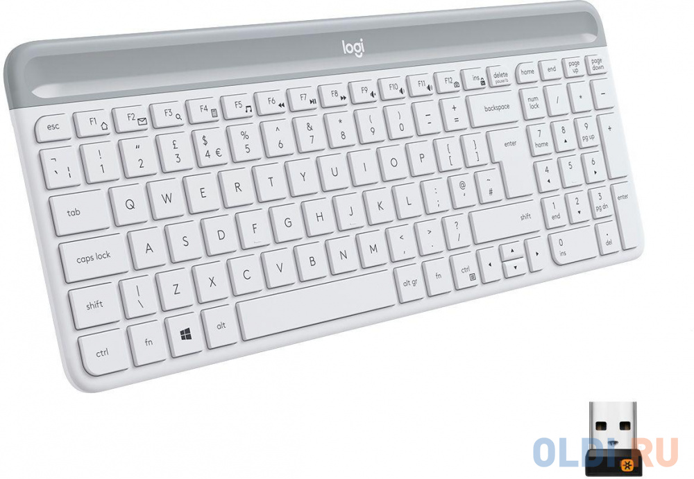 

Клавиатура Logitech K580 White Радио Bluetooth, Белый