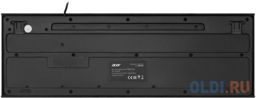 Клавиатура Acer OKW120 Black USB фото