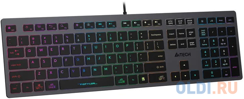 Клавиатура A4TECH Fstyler FX60 Black USB фото