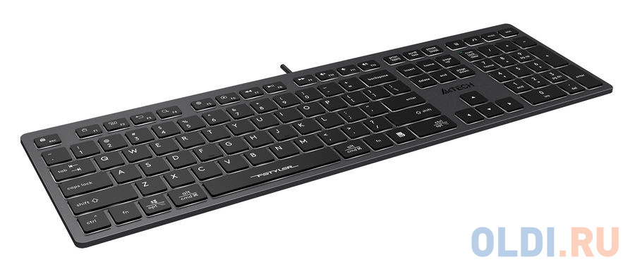 Клавиатура A4TECH Fstyler FX60 Grey USB фото