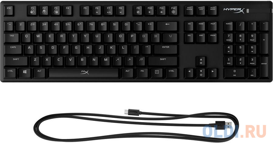 Клавиатура HyperX Alloy Origins Black USB фото