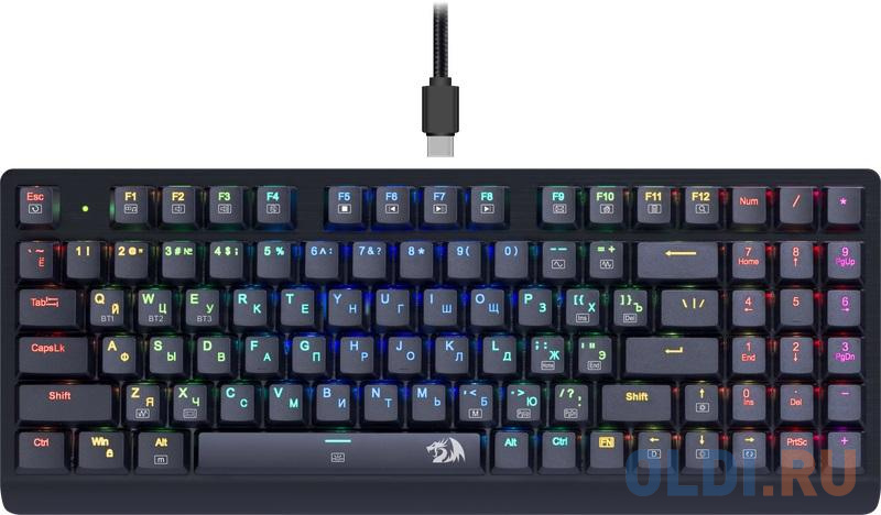 Клавиатура Defender REDRAGON 70520 Black Bluetooth USB фото