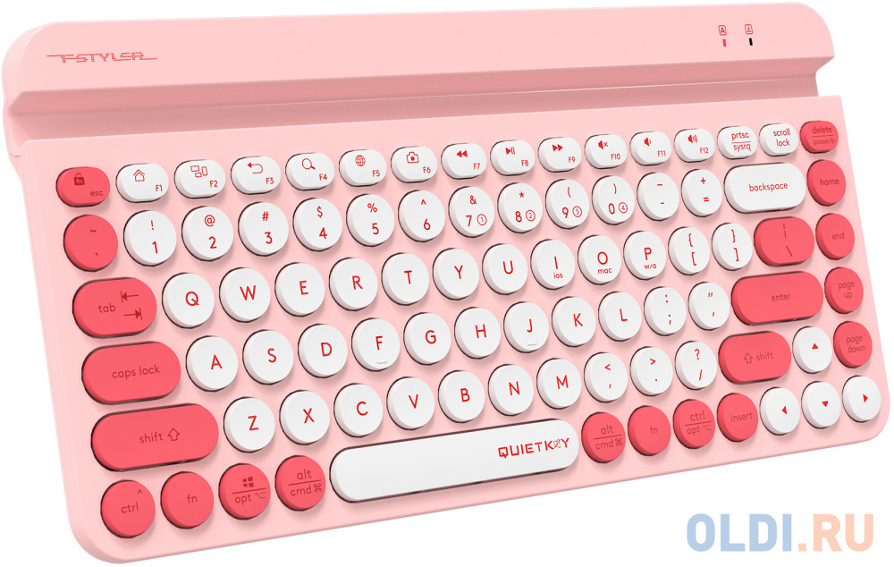 Клавиатура A4TECH Fstyler FBK30 Pink Радио Bluetooth фото