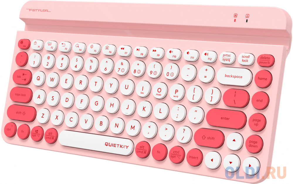 Клавиатура A4TECH Fstyler FBK30 Pink Радио Bluetooth фото