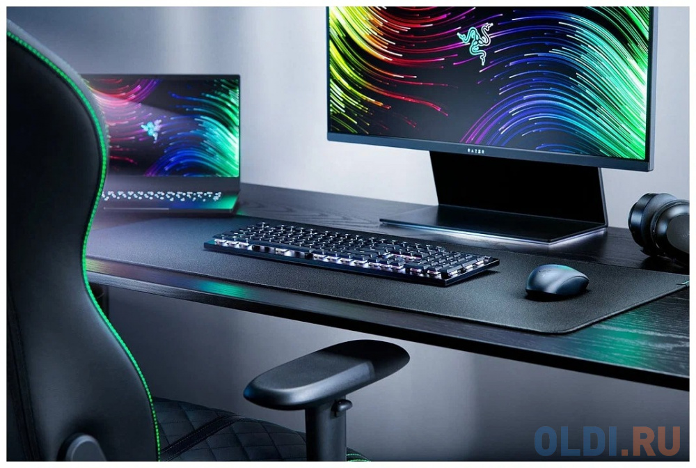 Клавиатура Razer Deathstalker V2 Pro Black Радио Bluetooth USB фото