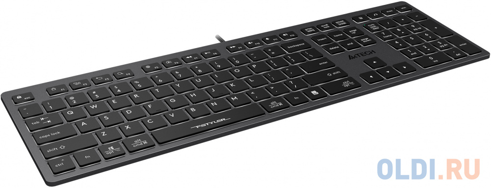 Клавиатура A4TECH Fstyler FX60H Grey USB фото