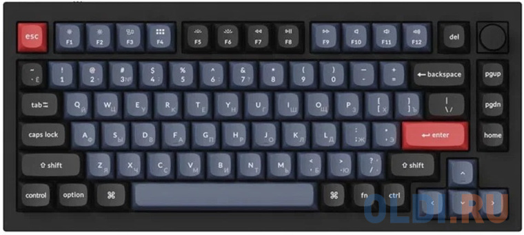 

Клавиатура Keychron Q1-M1 Black USB, Черный
