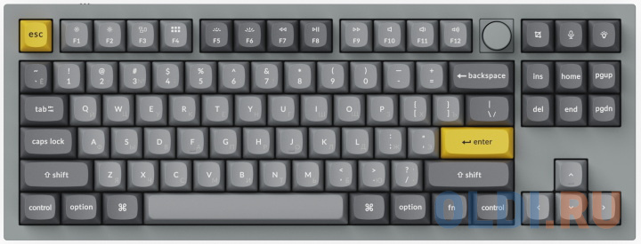 

Клавиатура Keychron Q3-N2 Grey USB USB Type-C, Серый