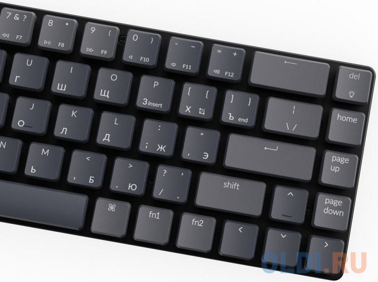Клавиатура Keychron K7 Black Bluetooth USB Type-C фото