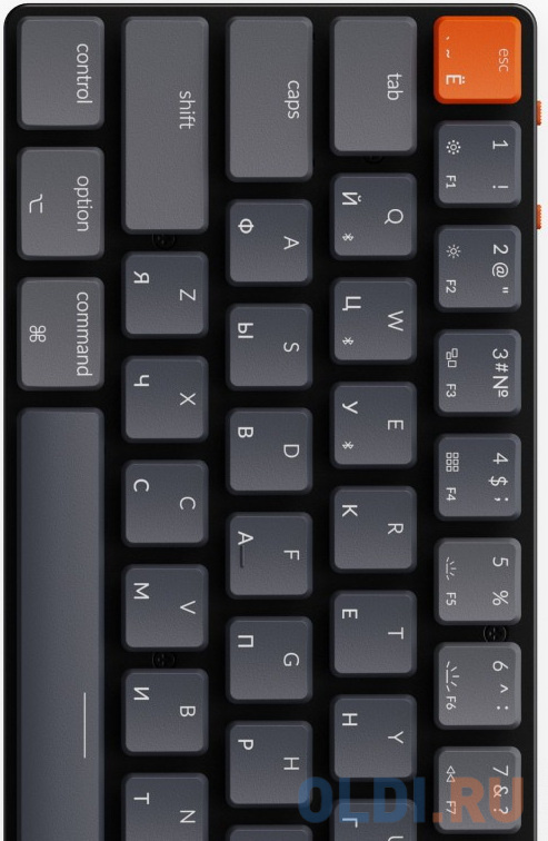 Клавиатура Keychron K7 Black Bluetooth USB Type-C фото