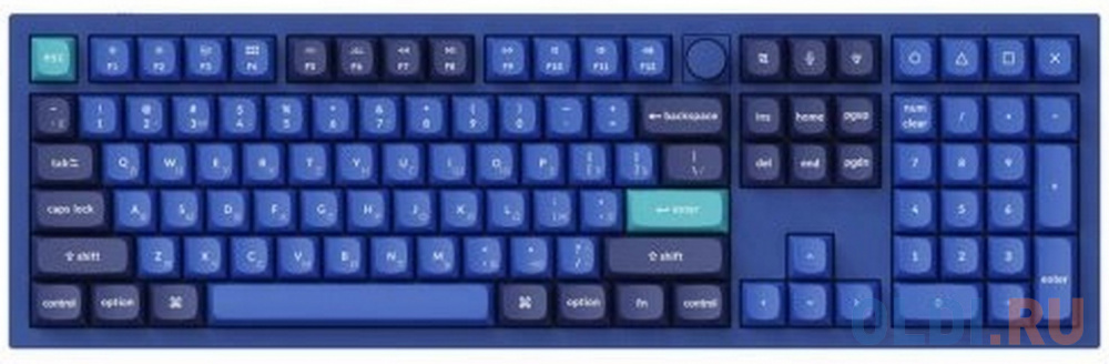

Клавиатура Keychron Q6-O2 Blue USB, Синий