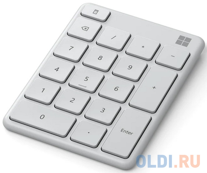 

Клавиатура Microsoft Compact Numpad Glacier White Bluetooth, Белый