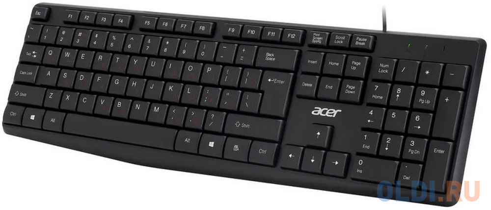 Клавиатура Acer OKW121 Black USB фото