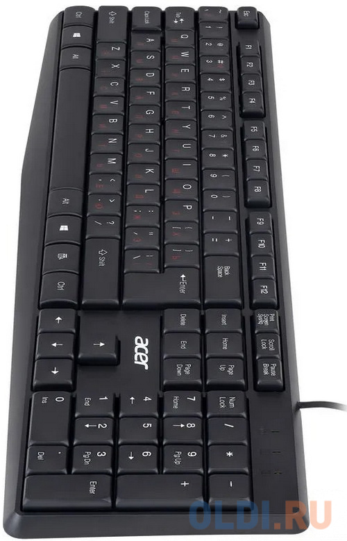 Клавиатура Acer OKW121 Black USB фото