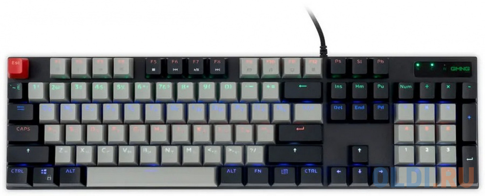 

Клавиатура Oklick GMNG 945GK WB Black/Grey USB, Черный