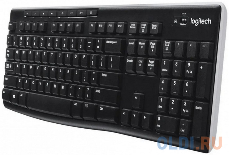 Клавиатура Logitech K270 Black/Grey Радио фото