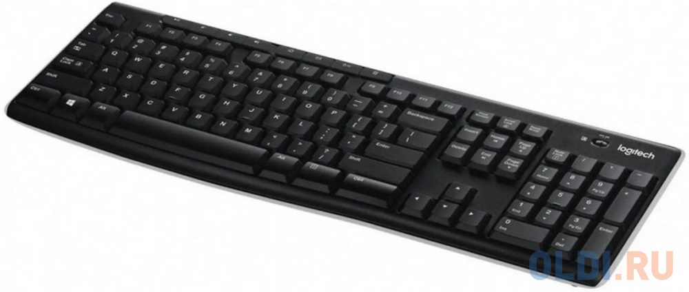 Клавиатура Logitech K270 Black/Grey Радио фото
