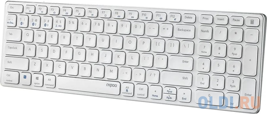 Клавиатура Rapoo E9700M White Радио Bluetooth фото