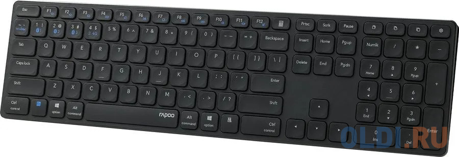 Клавиатура Rapoo E9800M Grey Радио Bluetooth фото